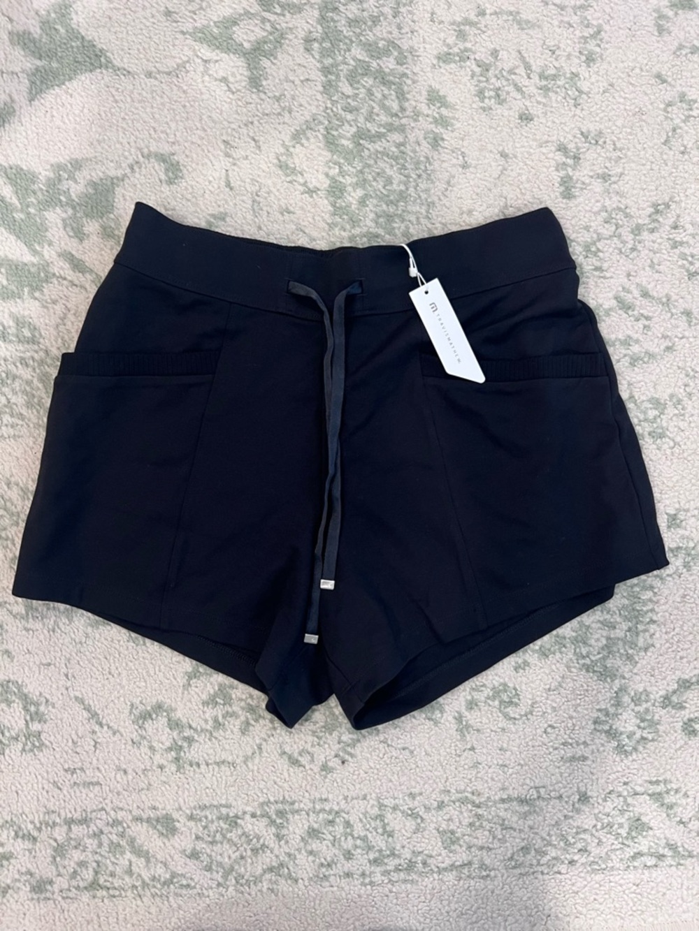 Travis Mathew Black Athletic Drawstring Shorts